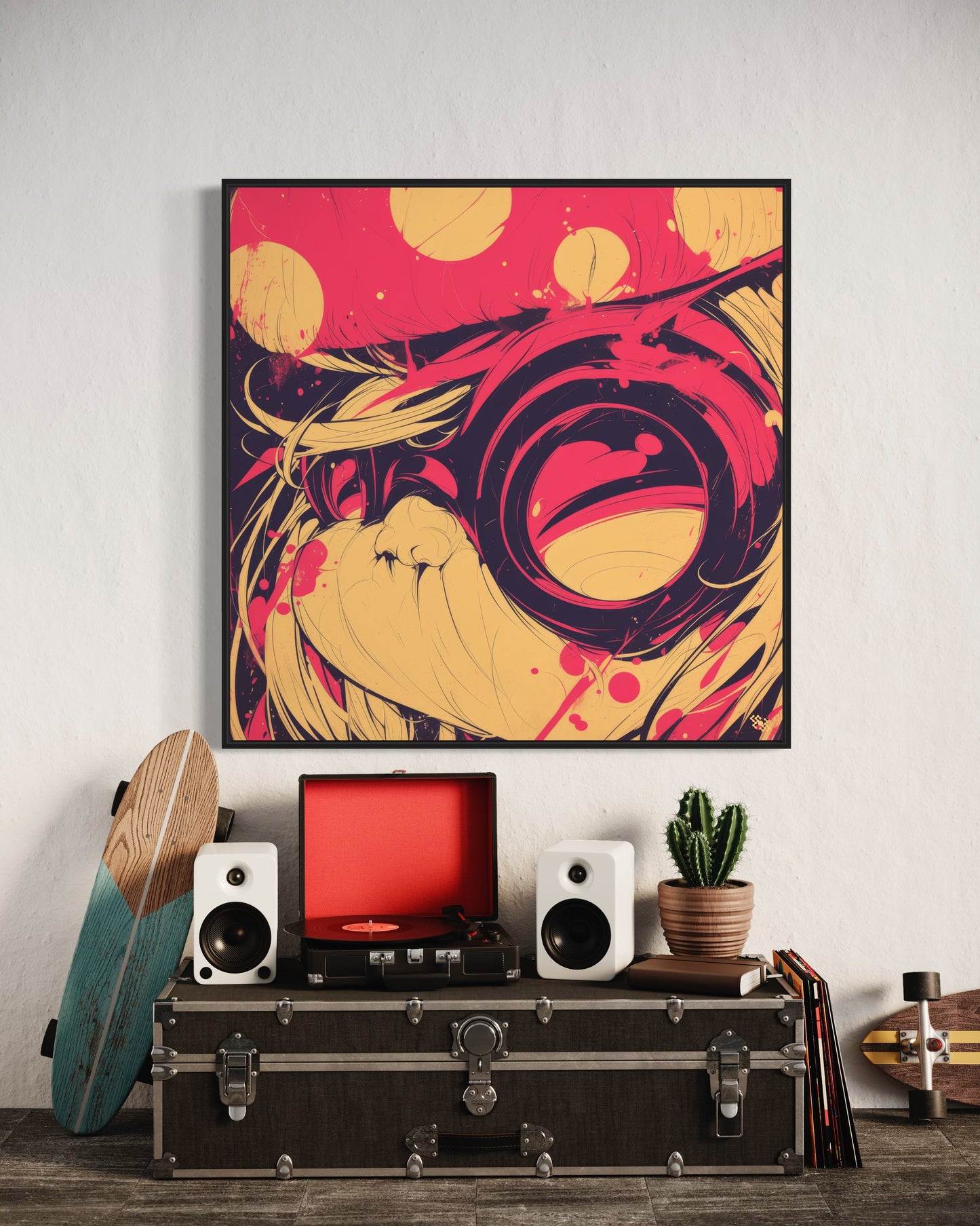Colors Addict Shroom (Canvas Print)