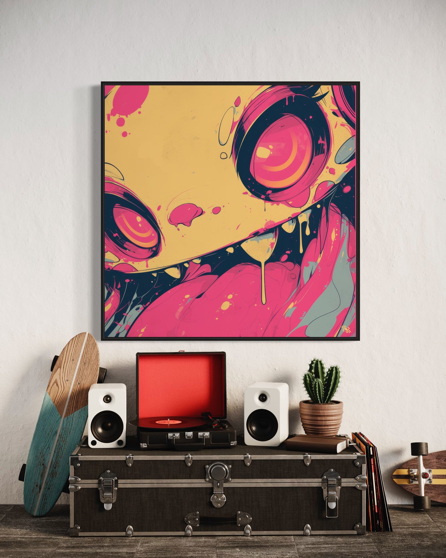 Colors Addict Shroom (Canvas Print)