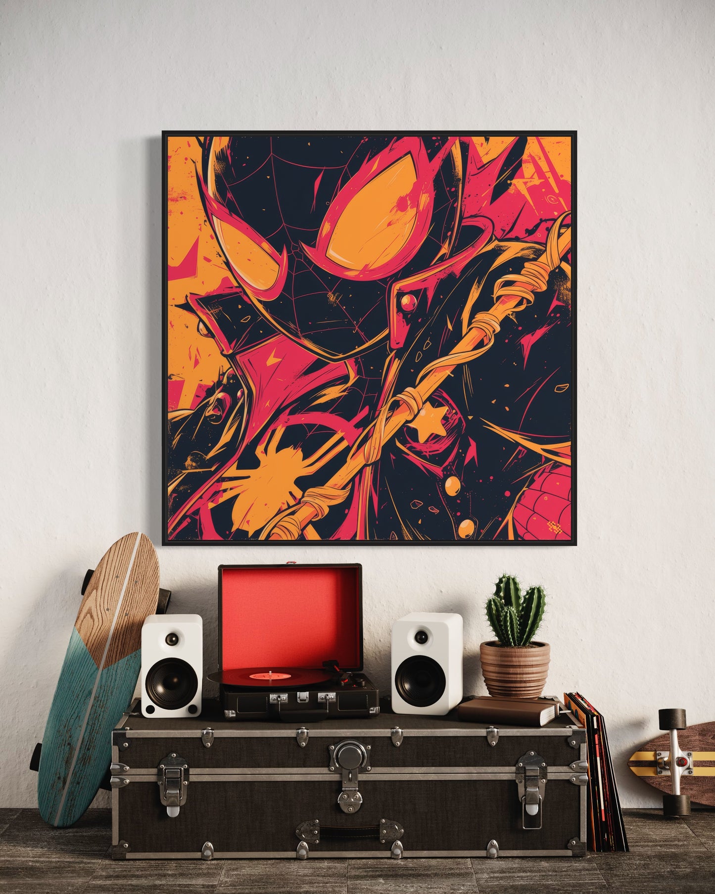 Colors Addict Spider (Canvas Print)