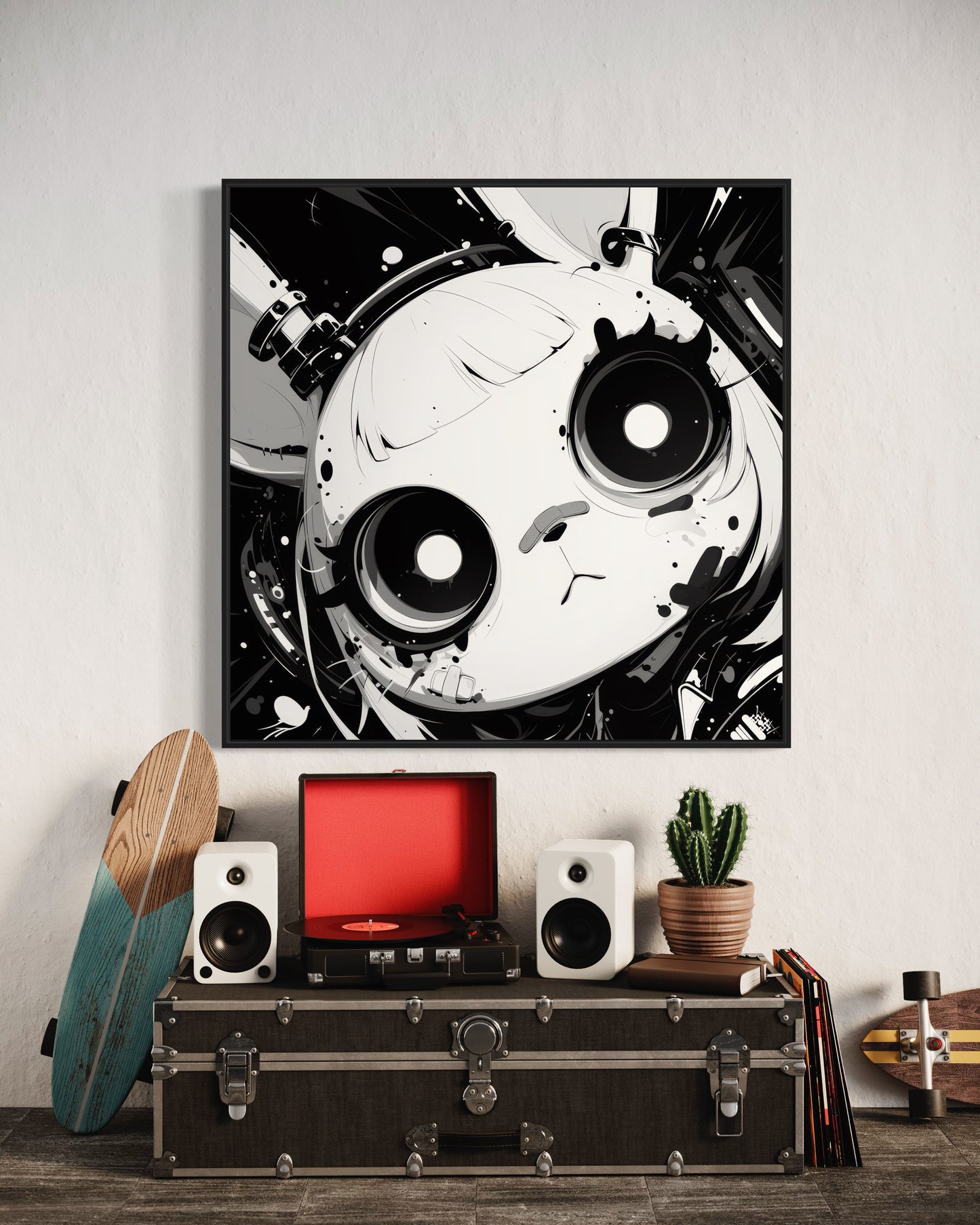 Colors Addict Rabbit Eye Momentum  (Canvas Print)