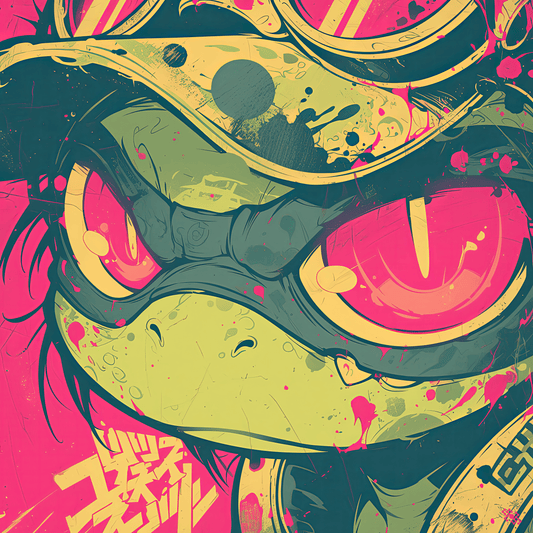 Colors Addict Ninja Turtle (Canvas Print)